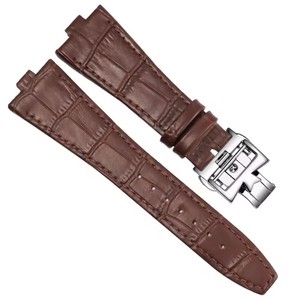 Correa de reloj de cuero genuino con logotipo personalizado para <span class=keywords><strong>Vacheron</strong></span> <span class=keywords><strong>Constantin</strong></span> OVERSEAS Series 4500V 5500V P47040 hebilla correa de reloj para hombre 25-7mm - Product Image 6