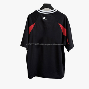 เสื้อฟุตบอลทรงหลวม ระบายอากาศได้ดี ผ้าฝ้าย 100% แขนสั้น เสื้อยืด unisex แฟชั่น เสื้อกีฬา สกรีนโลโก้ได้ - Product Image 5