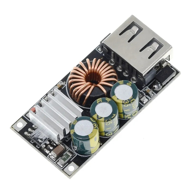 QC3.0 DIY Fast Charger Board 24W Step-Down Power Supply Module for Emergency Mobile Phone Charging DC 5-32V Product Category ICs