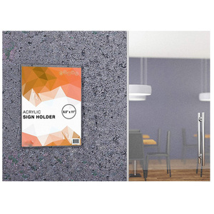 Support mural de panneau en acrylique, porte-panneau adhésif de 3M, vis et points magnétiques adhésifs - Product Image 2