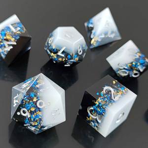 Choson 7 Polyèdre <span class=keywords><strong>D20</strong></span> Carré Résine Dés En Plastique De Table RPG Outils pour MDN Donjons Dragons COC Run Kulu TRPG - Product Image 3