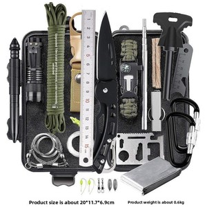 Équipement de survie en plein air, boîte à trésors de survie en milieu sauvage, boîte à outils, <span class=keywords><strong>aventure</strong></span> sauvage, <span class=keywords><strong>voyage</strong></span>, véhicule, aide personnelle - Product Image 1