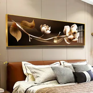 Schlafzimmer Nacht bett dekorative Malerei moderne einfache Wohnzimmer Sofa Hintergrund Wandmalerei Kristall Porzellan Malerei Wand kunst