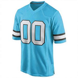 Maillot de football américain personnalisé, dernier design, manches courtes, respirant, séchage rapide, 100% polyester, unisexe, toutes saisons, prix de gros - Product Image 4