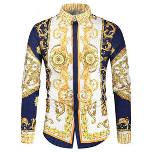 <span class=keywords><strong>Chemise</strong></span> <span class=keywords><strong>Luxe</strong></span> <span class=keywords><strong>Homme</strong></span> Nouvelle Collection S-3XL, Imprimée en 3D, Tendance, Coupe Ajustée et Manches Longues - Product Image 4
