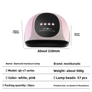 Lampe à ongles 48W design diamant, séchage rapide du vernis gel, sécheuse UV, lumière de durcissement, fournitures professionnelles de manucure, vente en gros - Product Image 5