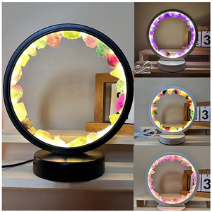 Bán Buôn Pha Lê Thủ Công Mỹ Nghệ Tinh Thể Tự Nhiên Ánh Sáng Ban Đêm Pha Lê Vòng Ánh Sáng, Thích Hợp Cho Trang Trí Nội Thất Bầu Không Khí Công Cụ - Product Image 3