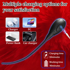 Sonda Uretrale Vibrante per Uomini, Vibratore in Silicone con 10 Modalità di Vibrazione, Plug Penieno, Stimolatore Prostatico, Giocattolo Sessuale Maschile - Product Image 3