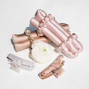 <strong>Heatless</strong> Curling Rod Headband 100% Mulberry Silk <strong>Heatless</strong> Hair Curler Set Silk Hair Roller <strong>Heatless</strong> <strong>Curls</strong> - Product Image 4