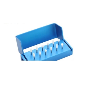 ชุดดอกสว่านหินสีขาวสำหรับงานอุดฟัน ขัดแต่ง ขัดเงา แบบ FG Shank - Product Image 1