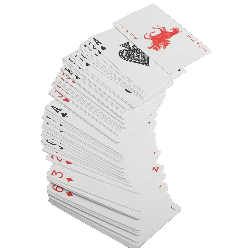 Produk baru kustom kartu bermain depan dan belakang permainan kartu gambar permainan untuk dewasa