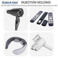 Carcasa de Plástico y Componentes de Botones para Control Remoto de TV, Moldeados por Inyección de Alta Precisión y Personalizados