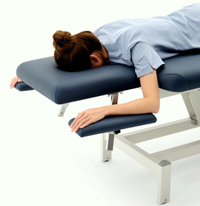 Tempat Tidur Pijat Elektrik Tiga Bagian Multi-Posisi Lintas Negara untuk Perawatan Kecantikan, <span class=keywords><strong>Chiropractic</strong></span>, Ortopedi, dan Terapi Fisik - Product Image 6