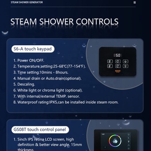 Stepon nhà máy 4.5kW 6KW 9KW 12KW 15KW 18kw Wifi app điều khiển hơi nước tắm máy OEM ODM nhà sản xuất mới phòng tắm hơi Máy phát điện hơi nước - Product Image 5