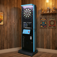 Machine de fléchettes électronique commerciale X1, 10 modes de jeu, jeu de fléchettes d'arcade à monnayeur pour bar