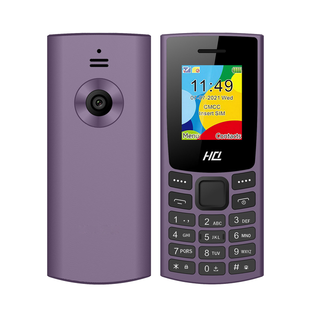 105 Dual SIM Card Dual Standby 2G Bar Style Mobile Phone Spanish/French/German Keyboard TFT Display 1.77 Inch Screen 0.3MP
