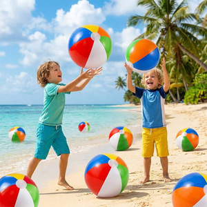 Ballon de plage gonflable en PVC <span class=keywords><strong>pour</strong></span> les jeux de <span class=keywords><strong>piscine</strong></span> et de plage en été, impression personnalisée OEM ODM - Product Image 5