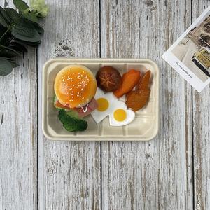 Piatti biodegradabili usa e getta vassoi modellati in pasta di <span class=keywords><strong>carta</strong></span> bagassa di canna da zucchero - Product Image 5