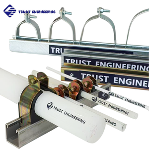 Penyangga Struktur Bersertifikasi ISO 9001 CE untuk HVAC, Klem Strut Listrik dan Plumbing - Product Image 4