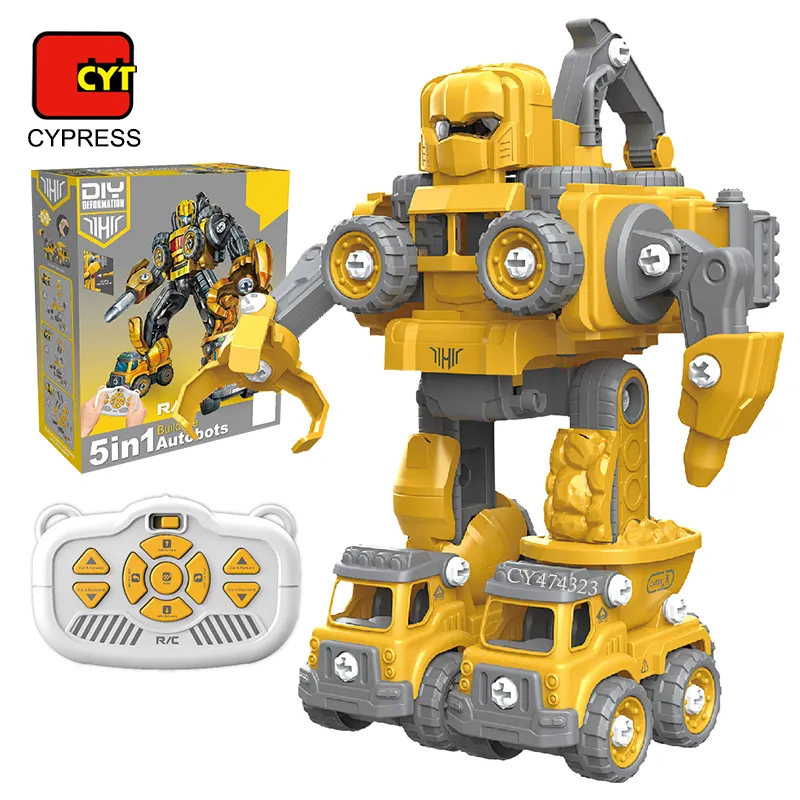 5 IN 1 RC Toys Deformation Robot Toys