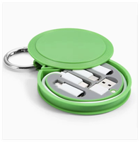 Kit de Viaje Multifuncional 6 en 1 con Cable USB C, Adaptador de Carga Rápida de 60W y Cable de Carga para Teléfono