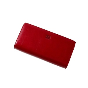 <span class=keywords><strong>Portafoglio</strong></span> Lungo da <span class=keywords><strong>Donna</strong></span> in Vera Pelle con Blocco RFID, Nuovo Design <span class=keywords><strong>Rosso</strong></span> Vintage, con Scomparti per Carte e Fermasoldi - Product Image 1