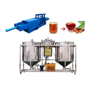 Small Scale Oil Refining Equipment Edible Sesame Oil Refinery Machine Production Line