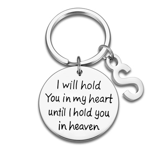 Portachiavi per il giorno della memoria regali ti presterei nel mio cuore fino a quando ti stringi In cielo Bereavement corazza il dolore regalo per mamma e papà - Product Image 4