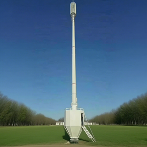 Maßgefertigter Shenghong 15M-50M Mehr als 50 Jahre Höhe Feuerverzinkter Stahlrohrmast Telekommunikationsturm <span class=keywords><strong>Monopole</strong></span> Einzelturm - Product Image 1