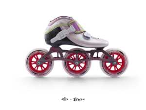 Giày trượt patin tốc độ chuyên nghiệp cho trẻ em, khung carbon, bánh xe <span class=keywords><strong>110mm</strong></span>, chất liệu carbon - Product Image 6