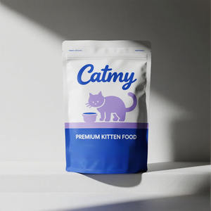 व्यक्तिगत आकार और लोगो रंग पालतू बैग के साथ उच्च गुणवत्ता अनुकूलन योग्य स्व-स्थायी बिल्ली खाद्य प्लास्टिक बैग - Product Image 3