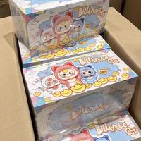 Плюшевая игрушка-сюрприз серии Baby Three Billion Cat Weng - Оригинальная фигурка Lucky Cat из ПВХ, набор из 6 запечатанных коробок, оптовая продажа, подвеска для сумки