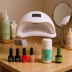 Kit de Uñas de Gel Myrva con Lámpara UV LED, 6+ Piezas, Portátil, para Curado de Gel de Uñas en Casa - Product Image 2