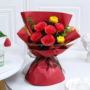 Factory Natural Flowers Bouquet Roses Flower <strong>Petals</strong> and Plants Gift <strong>Dried</strong> and Bouquets Designer Preserved Rose Wholesale - Product Image 2