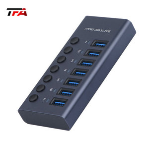 Hub USB 3.0 Portátil de <span class=keywords><strong>4</strong></span> Puertos, Divisor de Transferencia de Datos Rápida <span class=keywords><strong>para</strong></span> Oficina, Hogar y Juegos de Simulación de Carreras - Product Image 3