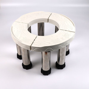 Soporte Ajustable <span class=keywords><strong>de</strong></span> Plástico y Acero para <span class=keywords><strong>Aire</strong></span> <span class=keywords><strong>Acondicionado</strong></span>, Base Redonda <span class=keywords><strong>de</strong></span> Acero Inoxidable - Product Image 3