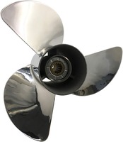 Winibo 16 1/4 "x 17" 16 1/4 "x 19" Hélice à vis hors-bord pour Yamaha 300-350HP Hélice moteur à 3 pales en acier inoxydable à 17 dents