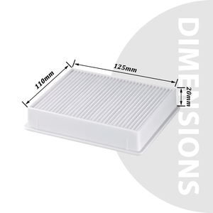 Filtre HEPA compatible avec <span class=keywords><strong>Sam</strong></span> Sung SC4300 SC4470 VC-B710W DJ63-00669A DJ63-00672D SC43 SC44 SC45 SC46 SC47 Série DJ63-00672D H11 - Product Image 2