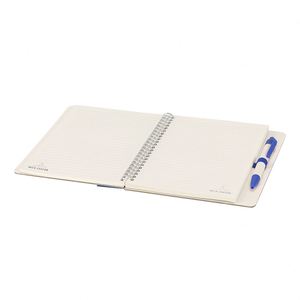 Nuevo Producto Promocional: Bloc de Notas de Cartón Reciclado con Espiral y Tapa Dura, Bolígrafo Ecológico con Serigrafía, para Oficina - Product Image 4