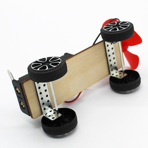 Kit d'expériences scientifiques, voiture à vent en bois, jouet éducatif à monter soi-même pour enfants de 7 à 9 ans, avec moteur et hélice, commande manuelle - Product Image 4