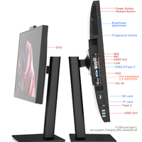 Computadora Todo en Uno de 23.8'' con Pantalla LCD, Windows 11 Pro, Procesador Intel Core I3/i5/i7, Nueva Unidad SSD+HDD 2024, Cámara HD de 2MP, para Oficina/Hogar