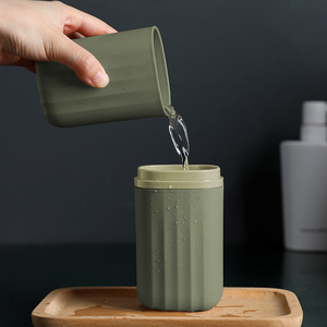 Étui de Voyage Portable en Plastique pour <span class=keywords><strong>Brosse</strong></span> à Dents, Boîte Compacte et Facile à Transporter pour Ranger des Articles de Toilette et Accessoires de Bain - Product Image 6