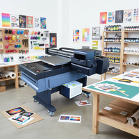 Mesin Printer UV Flatbed 6090, Printer Digital Flatbed, Mesin Cetak Inkjet UV LED untuk Material Kaku