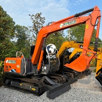 Mini-pelleuse Hitachi ZX70 d'occasion ZX70-5A, engin de construction d'origine japonaise, ZX55 ZX60, pelleuse à tranchées, prix abordable