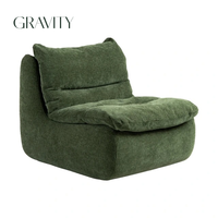 Nouveau style 2026 – Fauteuil de sol moderne ultra-doux et compressible, détachable, pour appartement, canapé individuel en boîte pour salon – Vente en gros OEM