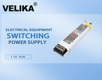 Alimentation électrique ultra-mince pour intérieur, DC 24V 12V 60W 100W 120W 150W 200W 250W, transformateur à découpage pour bande LED, caméra de surveillance CCTV, moniteur
