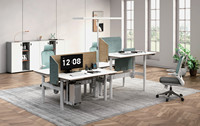 Mobilier de bureau portable moderne bureau debout hauteur réglable conception personnel Table des employés