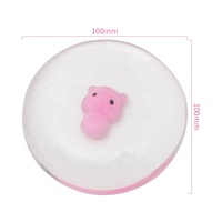 Tapis de souris en gel transparent Kawaii Anime Cartoon avec repose-poignet, résistant à l'eau, pour le jeu et le bureau