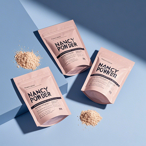 Sacs pochette debout pour emballage alimentaire à fermeture éclair refermable sac en plastique personnalisé pour poudre d'épices sac en poudre de Nancy pour <span class=keywords><strong>piment</strong></span> <span class=keywords><strong>cannelle</strong></span> - Product Image 5