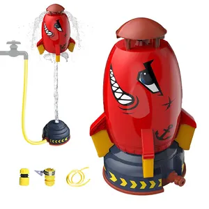 Zhoryaホット販売プールビーチスペースロケット外おもちゃ遊び庭ハイドロロケットランチャー水ロケットスプリンクラー子供用